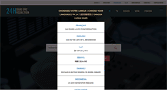 Desktop Screenshot of 24hdansuneredaction.com
